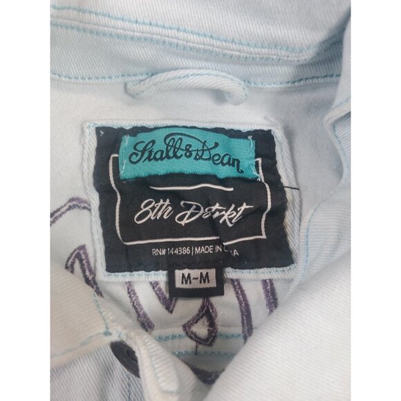Stall & Dean x 8th Dstrkt Denim Jacket Crown Monarchs  Men's Size Medium - Picture 3 of 16